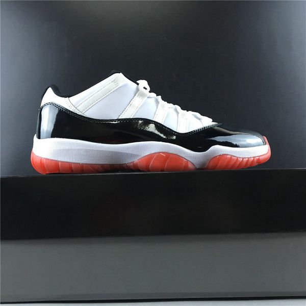

mens 11 low bred designer shoes white university red black true red xi fashion basketball trainers sneakers