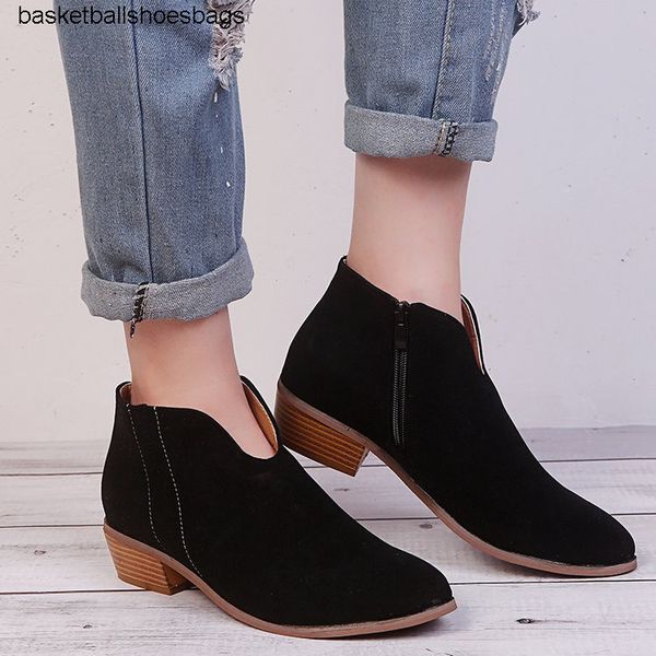 

new leopard fashion cross-border large size thick wit female europe and the united states side zipper with pointed boots and bare boot, Black