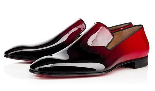 

black spikes oxfords shoes,men wedding dress shoes business at important place,red bottom flat mens shoes size:40-47