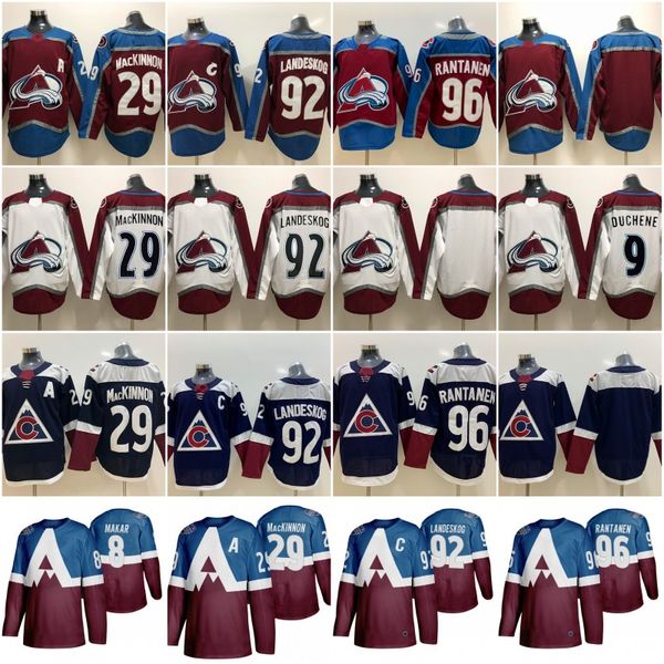 

2020 stadium series jersey colorado avalanche hockey 8 cale makar 29 nathan mackinnon 92 gabriel landeskog 96 mikko rantanen navy burgundy, Black;red