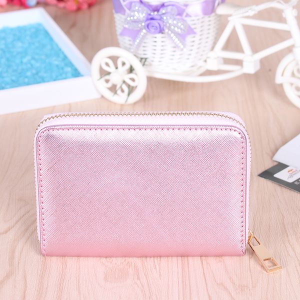 

wallet women laser zipper purse women long leather money pouch coin phone card passport holder clutch wallets female purses, Red;black