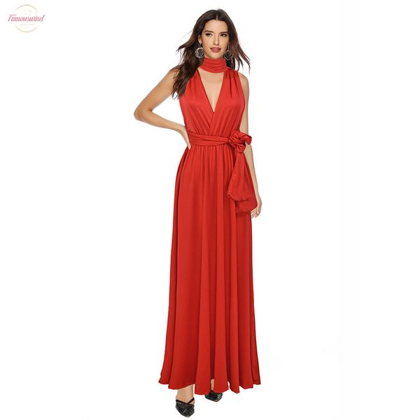 

women long party dress club floor length summer bandage maxi dress multiway bridesmaids boho women dress casual dresses vestidos, Black;gray