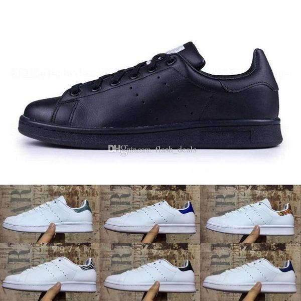 

men new smith hipping women stan shoes black white red blue silver pink smith sneakers casual shoes leathe size 36-44