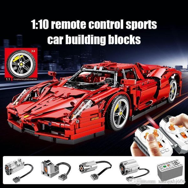 

2615pcs city remote control racing car moc model building blocks for legoingly technic rc sports car creator bricks toys for boy