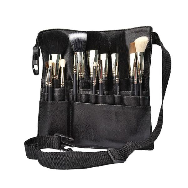 

новые кисти для макияжа держатель профессиональная косметика make up bags фартук сумка с художницей пояса ремень косметики организатор косме
