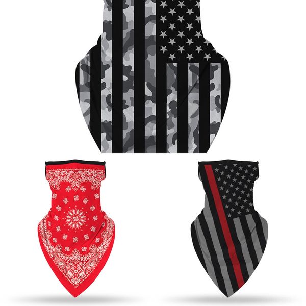 

e7ic4 i cant breathe bandana face cover outdoor scarf anti dust scarf breathable mask magic cycling protective masks, Black