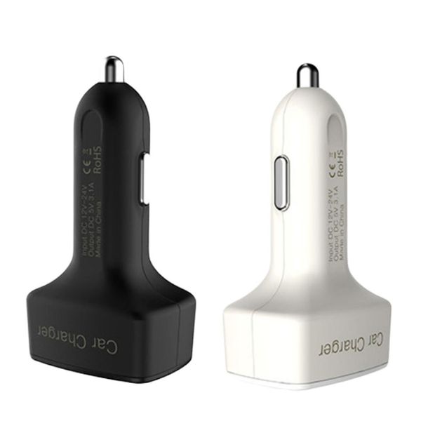 

dewtreetali 4 in 1 car charger dual usb voltmeter thermometer digital display charging cigarette lighter car styling