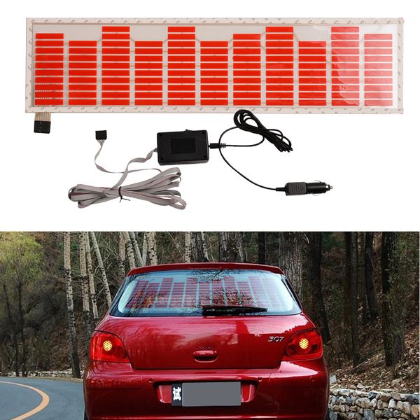

car stickers music rhythm led flash lamp sound activated equalizer 45*11cm 90*10cm 70*16cm 80*19cm 90*25cm 114*30cm car-styling