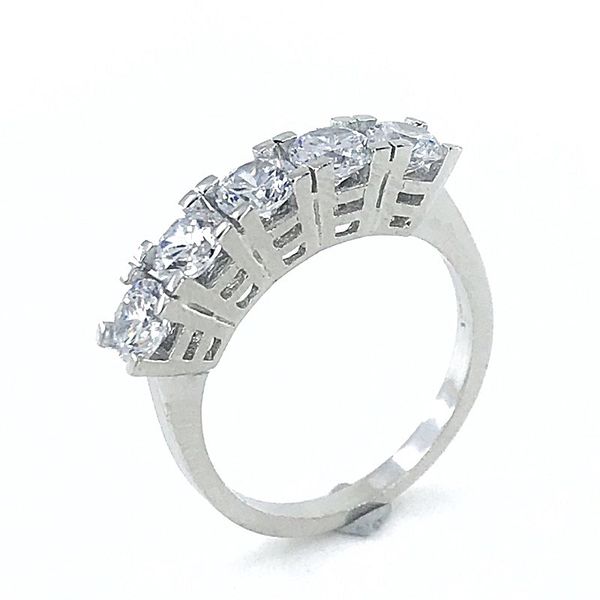 

white gold model silver dibs ring, Golden;silver