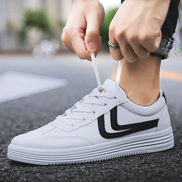 

fashion classic skateboarding shoes sneakers men shoes casual men pu/net chaussure homme zapatos de hombre buty, Black