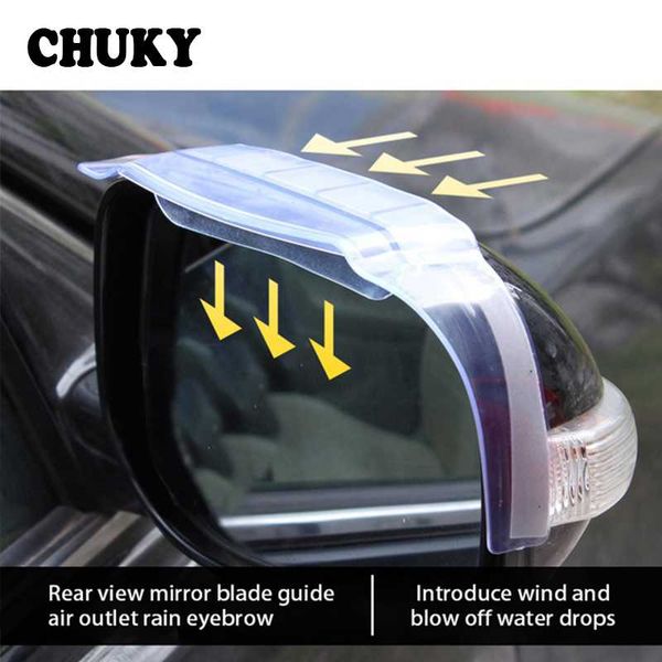 

chuky car styling rearview mirror rain eyebrow visor shade for focus 2 3 2 fiesta civic 2006-2011 2017 b5 a6
