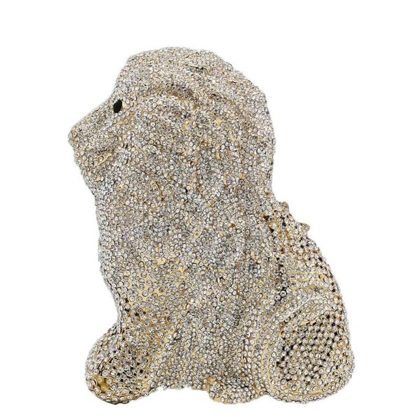 

stylish women handbag lion evening bag party bridal clutch wedding prom wallet f42a