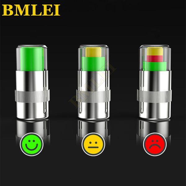 

2.0/2.2/2.4 bar 30/32 /36 psi tire pressure monitor pressure gauge cap sensor indicator alert monitoring tools kit 4pcs/set