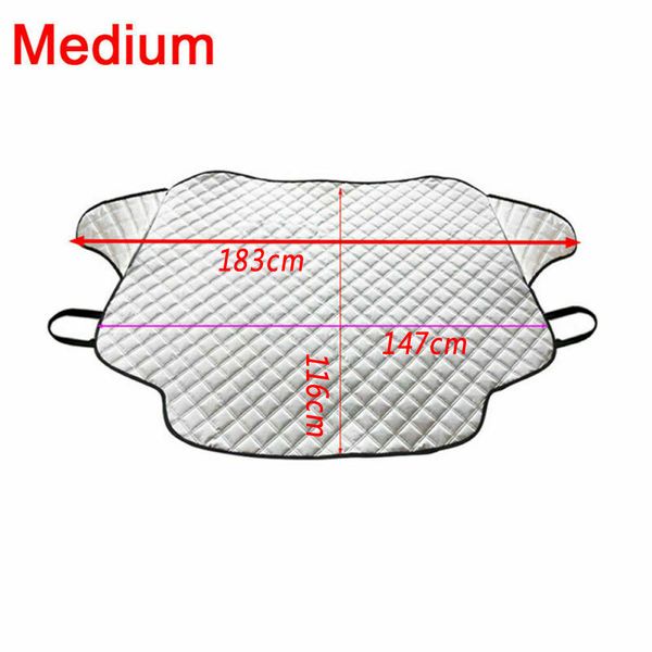 

car magnetic windshield cover auto winter ice frost sun shade guard protector