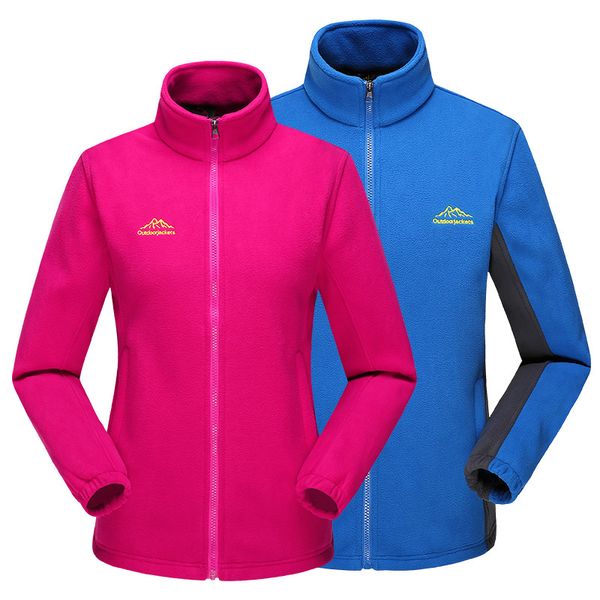 

men's new thick polar fleece jacket plus-sized menswear cardigan fleece, running coat, couple sportswear, cycling jacket