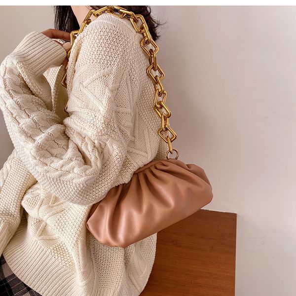 

early autumn in summer minimalist new 2020 solid color chain messenger bag fashion shoulder bag