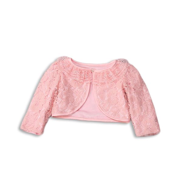 

new baby girls bolero toddler long sleeves lace short jacket fashion newborn girls coat for wedding party, Blue;gray