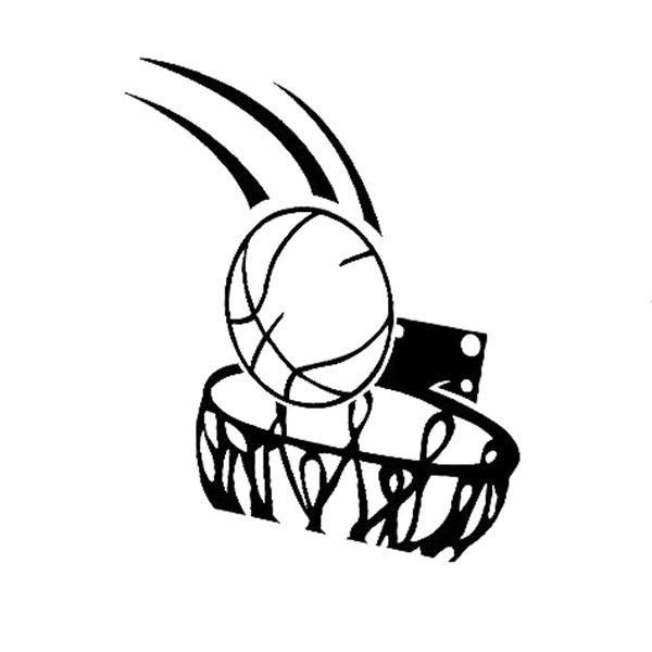 

16*12.5cm basketball decal handsome and cool stickers motorcycle suvs bumper car window lapcar stylings