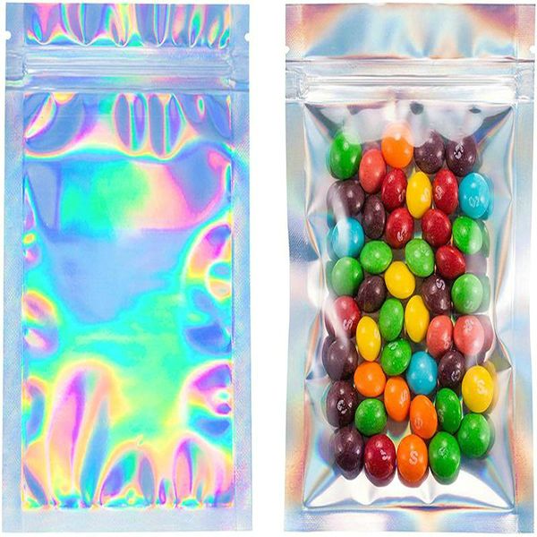 

12x20cm 1000pcs resealable coffee bags holographic resealable bags translucent pouches designs data line packaging bag 4ktmz sweet07 dwqjd