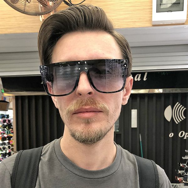 

luxury sunglasses men women fashion shades uv400 vintage glasses celebrity square frame female sun glasses 2019 brand new mirror, White;black