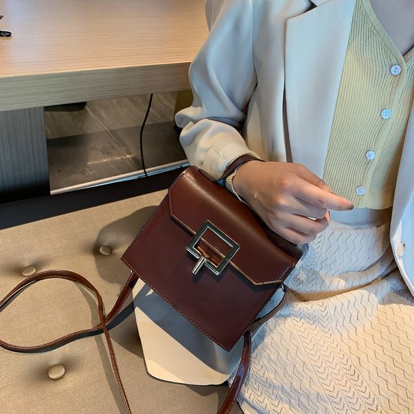 

women's shoulder bag slant straddle bag 2020 new korean women's pu fashion versatile small square