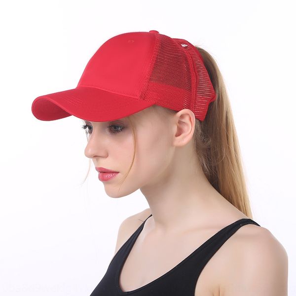 

pure cotton mesh baseball baseball sun cap adjustable ponytail mesh cap, Blue;gray