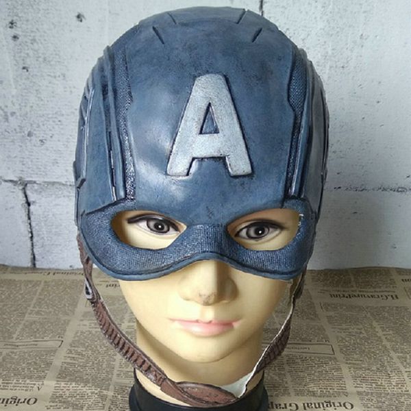 

3 latex mask realistic superhero helmet half face halloween mask latex scary party masks cosplay props