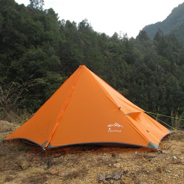 

axemen pyramid super light single rodless mountain tent for four seasons