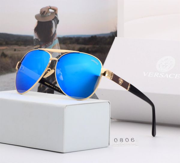 

2019 new brand de igner fa hion ungla e women over ized pilot un gla e for men aviator luxury hade with box