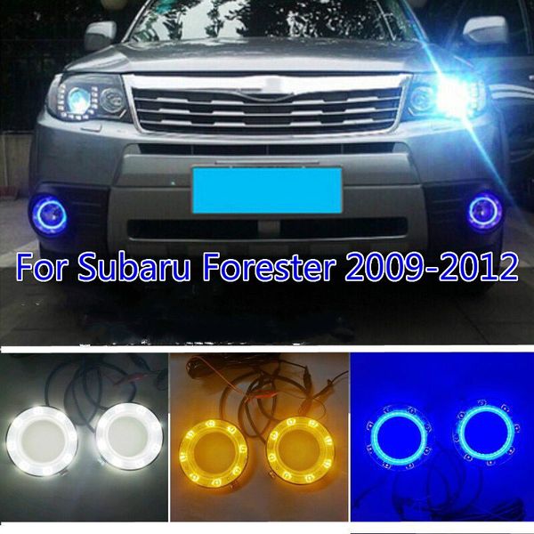 

for forester 2009 2010 2011 2012 blue turn signal relay waterproof abs car drl lamp 12v led daytime running light