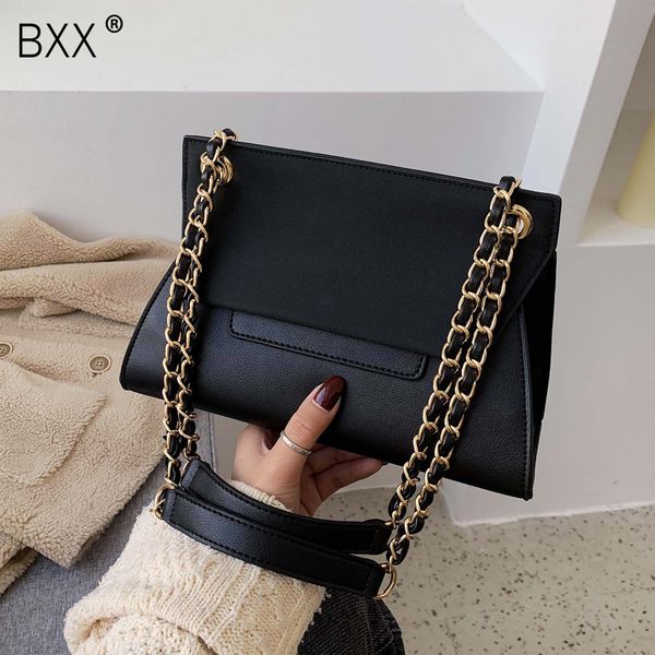 

bxx] pu leather crossbody bags for women 2019 winter fashion chain shoulder messenger bag female handbags and purses hj613