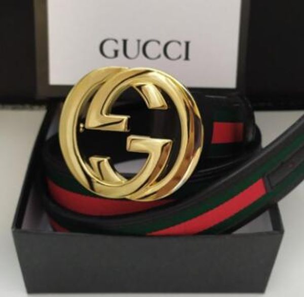 

smooth leather belt luxury belts belts for men big buckle belt male chastity no box belts fashion mens leather beltguc‍ci wholesale, Black;brown