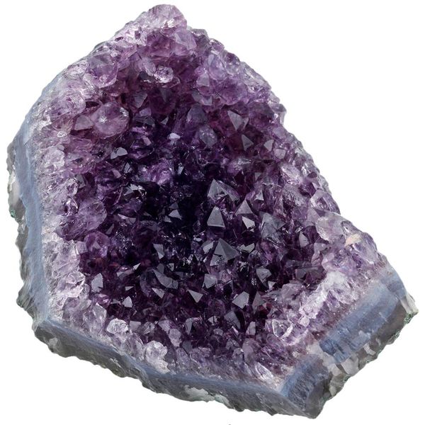 

tumbeelluwa 1pcs 2.95'' natural raw amethyst quartz cluster healing geode druzy crystal gemstone mineral specimen home decor, Pink;blue