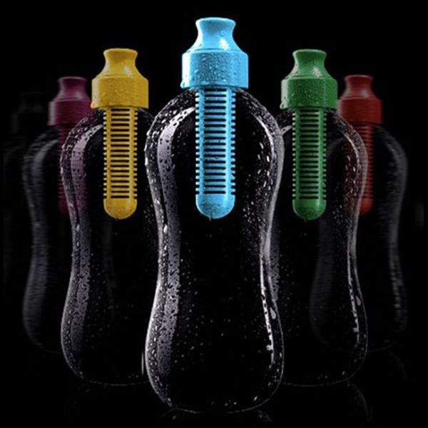 

portable filter water bottle drinking bottle outdoor sport activated carbon filter water kettle hiking climbing bottles