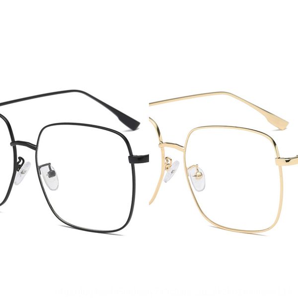 

zhou yangqing big street p plain myopia myopia glasses frame couple optical glasses frame, Silver