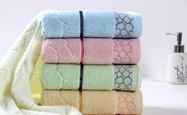 asciugamano per il viso in puro cotone spesso di promozione asciugamani per il viso per il lavaggio degli adulti 35 * 75 cm il regalo all'ingrosso dell'hotel può essere personalizzato logo