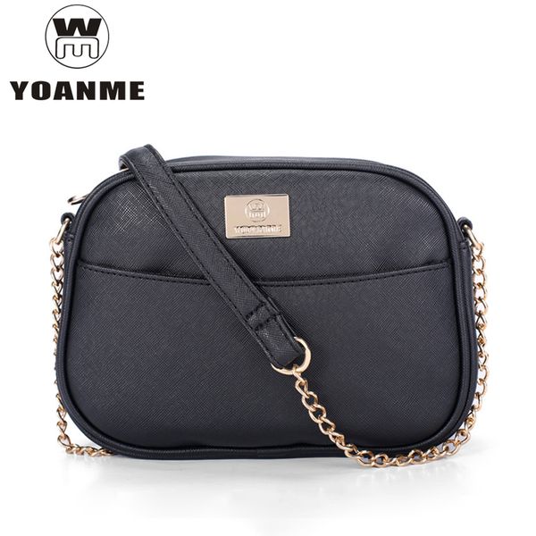 

2019 new crossbody bags for women summer small black bag leather sac bandouliere femme chain shoulder bag high quality