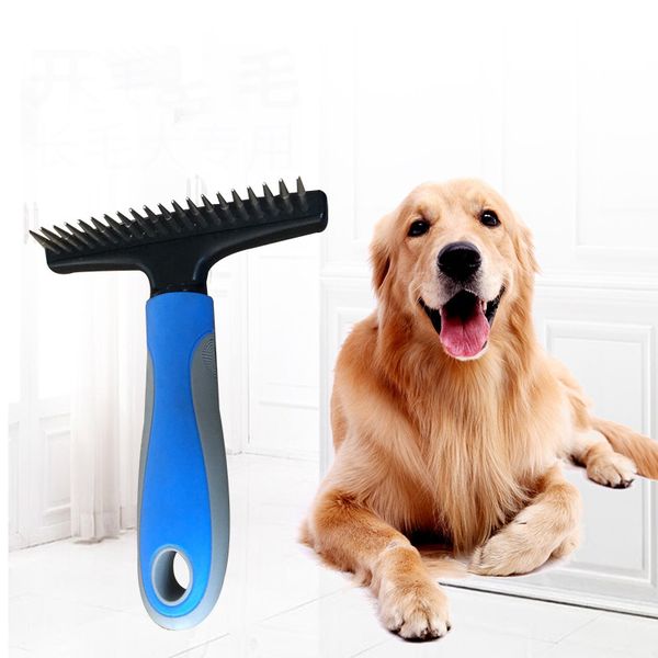 2020 Pet Open Knot Comb Teddy Golden Retriever Samoyed Long Hair