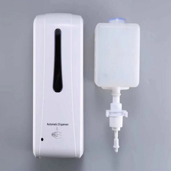 

wall mounted liquid hand sanitizer dispenser atomatic sensor soap dispenser smart touchless uchless acohol dispenser 1000ml