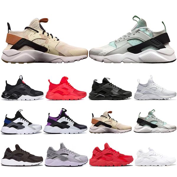 

New Arrival Huarache 4.0 Running Shoes Men Women Khaki Mint Green Balck White Red Mens Sports Athletic Designer Sneakers Trainers 36-45