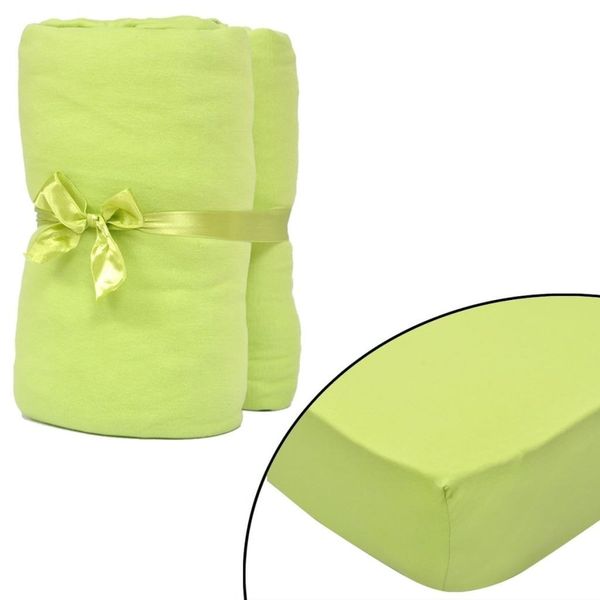 

2 piece of green apple, подогнанные листы предназначен для матрасов 140 x 200-160 x 200 cm хлопок джерси другие домашний текстиль