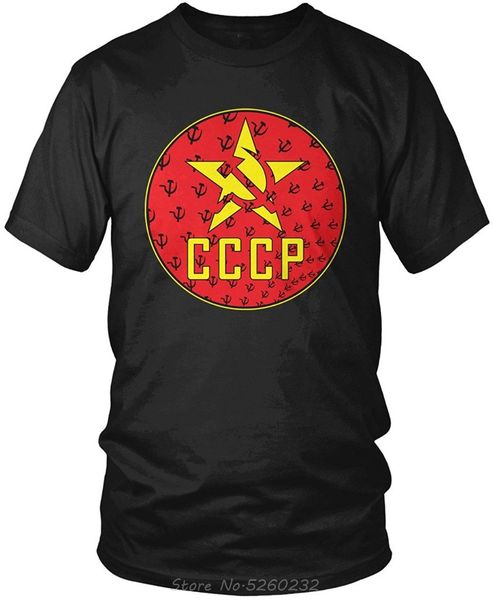

T hirt printing company cotton men o neck cccp hammer ickle circular de ign u r t hirt hort leeve hirt