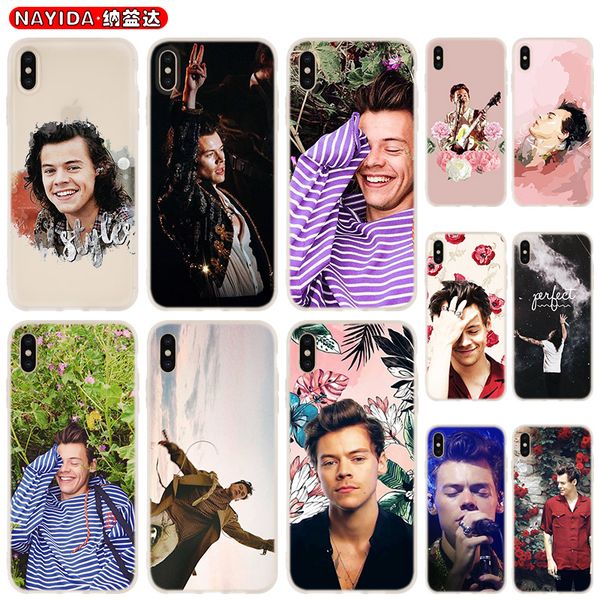 

soft phone case for iphone 11 pro x xr xs max 8 7 6 6s 6plus 5s s10 s11 note 10 plus huawei p30 xiaomi cover harry styles one direction