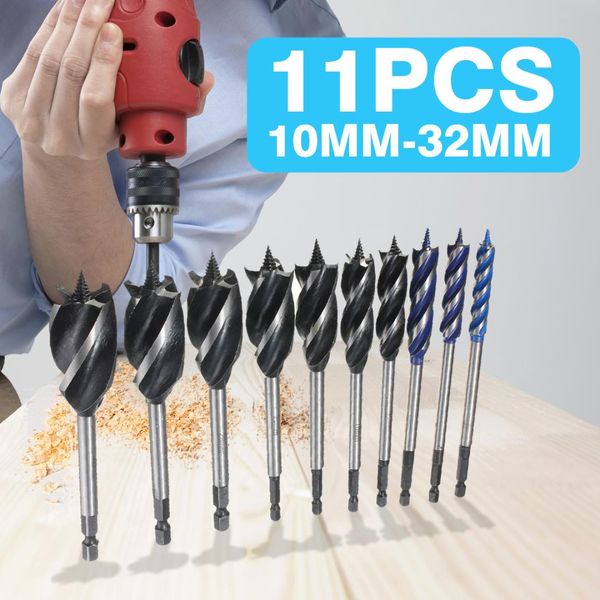 

10mm-32mm twist drill bit set wood fast cut auger carpenter joiner tool drill bit for wood cut suit for woodworking