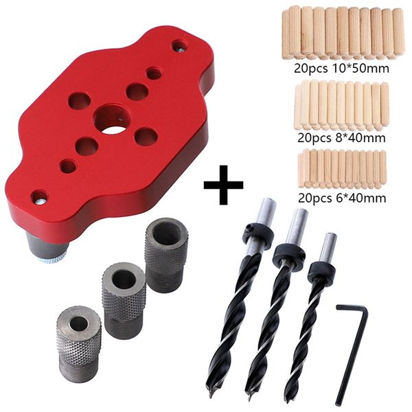

woodworking straight hole punched locator self-aligning-log tenon punched maker borehole locator diy hole tool