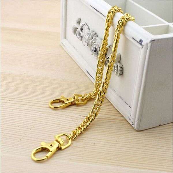 

diy practical replacement belt long purse accessories durable metal bag chain hardware handbag strap multi use fashion gift, Black