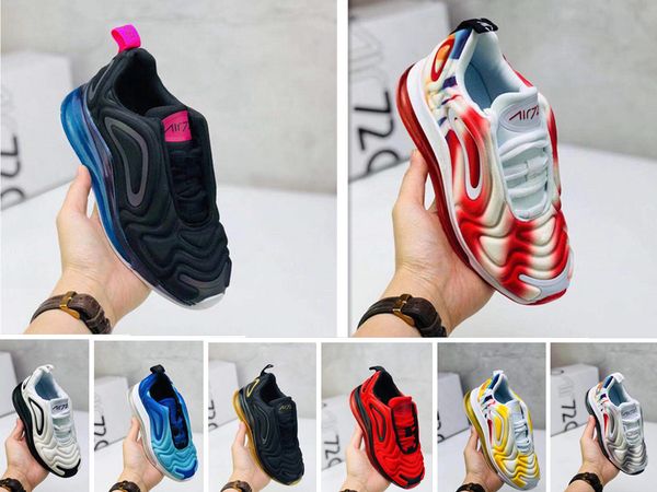 

new kids 72c led light boy girl running shoes children black red white blue trainers sneakers outdoor shoes baby birthday gift 11c-3y, White;red