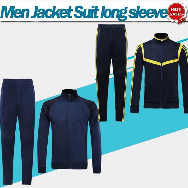 

gunner jacket suit 2020 темно-синий soccer kit 19/20 спортивный костюм с длинным рукавом мужчины футбольные тренировочные костюмы gunner jac, Black