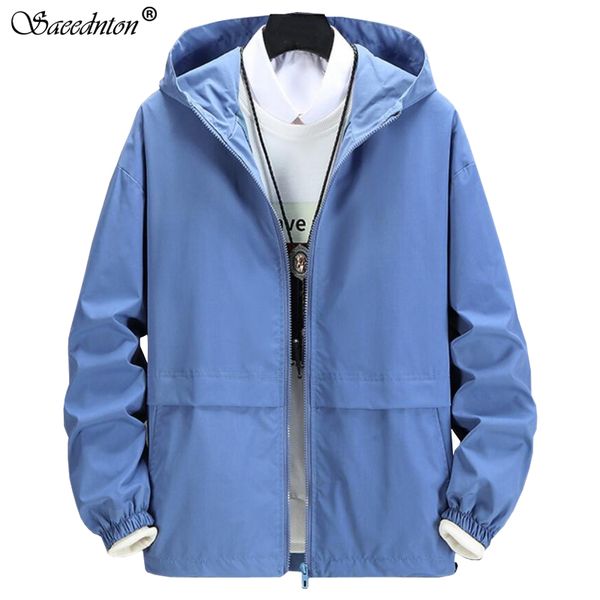 

men jackets 2020 winter men's hooded jacket slim long sleeve men's fashion windbreaker jackets brand clothing cazadora hombre, Black;brown