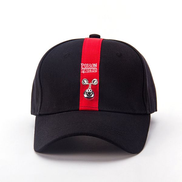 

a new fashionable cap for ladies in autumn. korean version with bell and cotton baseball cap for men, Blue;gray